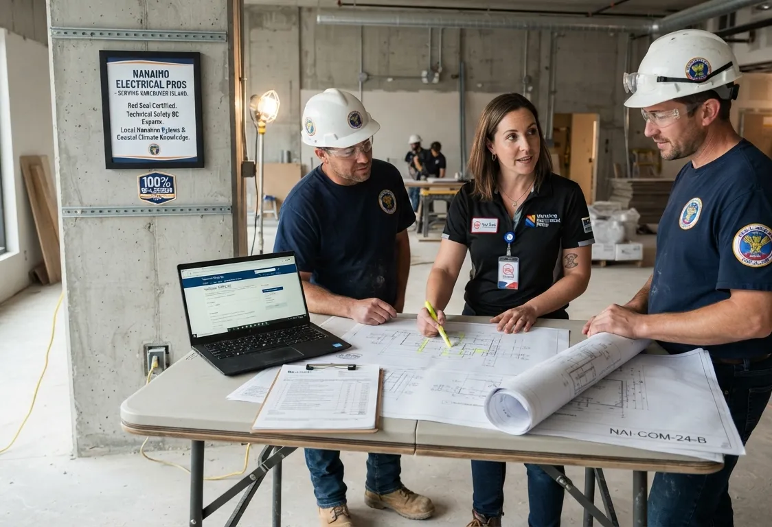 Verified high-end commercial electrical installation in Nanaimo