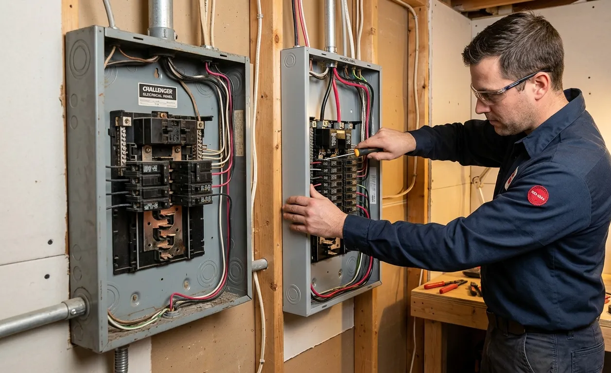 High-Risk: Challenger Electrical Panels