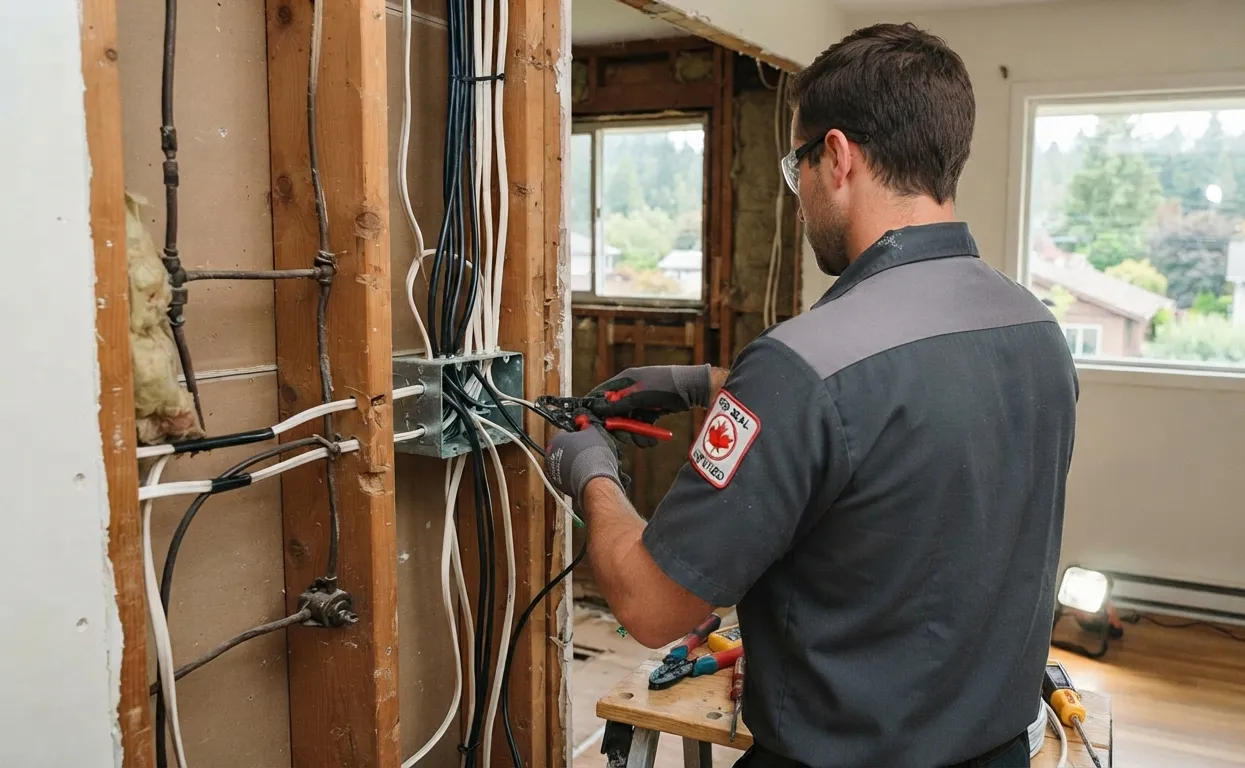 Home Rewiring Renovation in Nanaimo